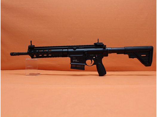 Heckler&Koch Ha.Büchse .308Win Heckler&Koch/H&K MR308 A3 13" loop zwart HKey, gas-piston-systeem HK417/G28