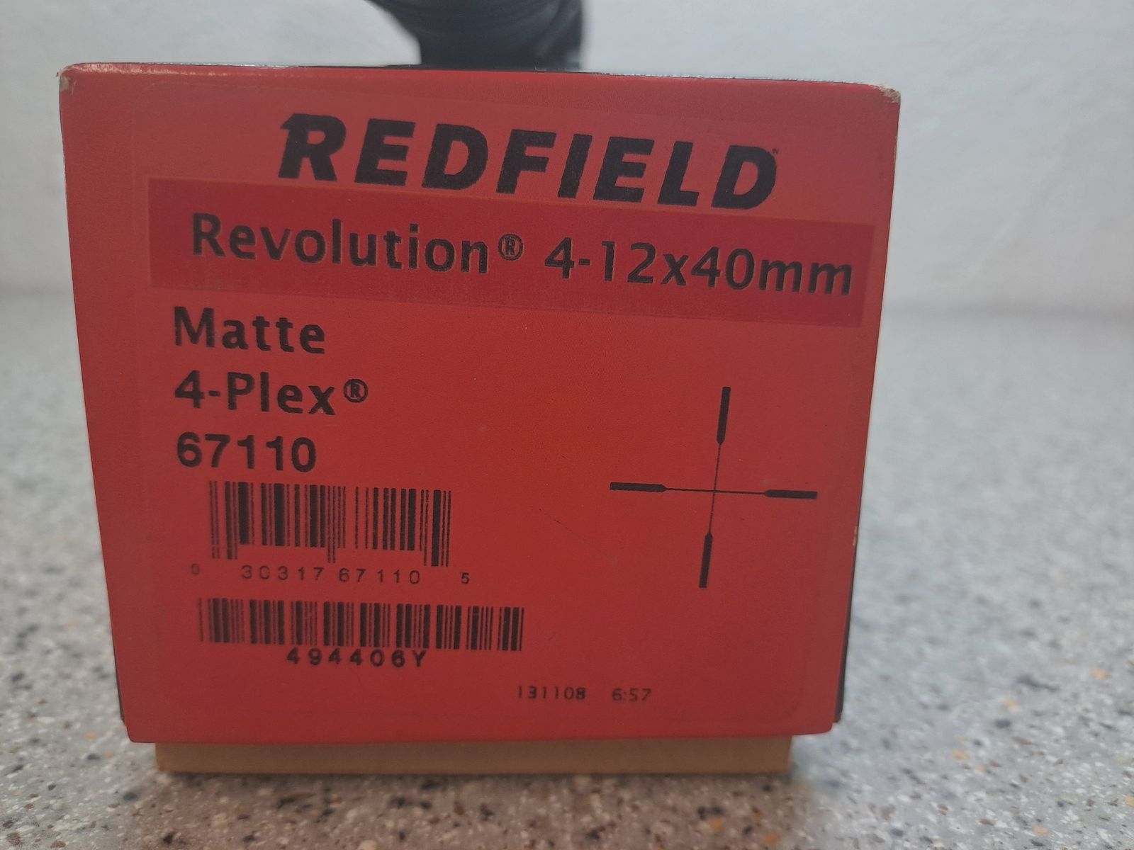 Redfield Revolution 4-12×40  Matte 4-Plex 67110, mit Montage Weaver