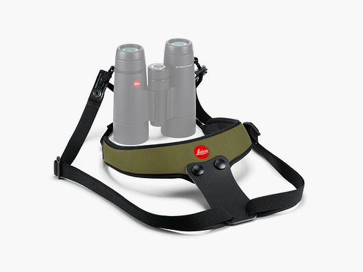 Correa Sport para prismáticos Leica deportiva de neopreno Negro