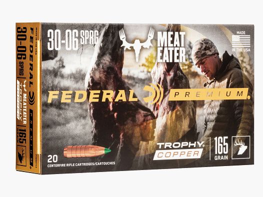 Federal Ammunition P3006TC2 .30-06 Spr. Trophy Copper bleifrei 10,7g/165grs.