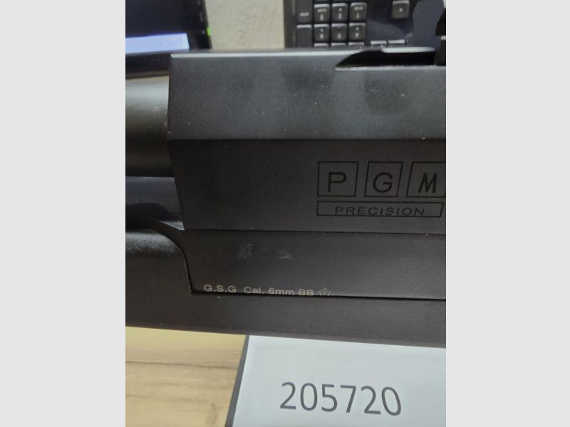 S&T PGM Mini-Hecate 6mm BB Airsoft Gas-Repertiergewehr inkl. Zweibein und Koffer