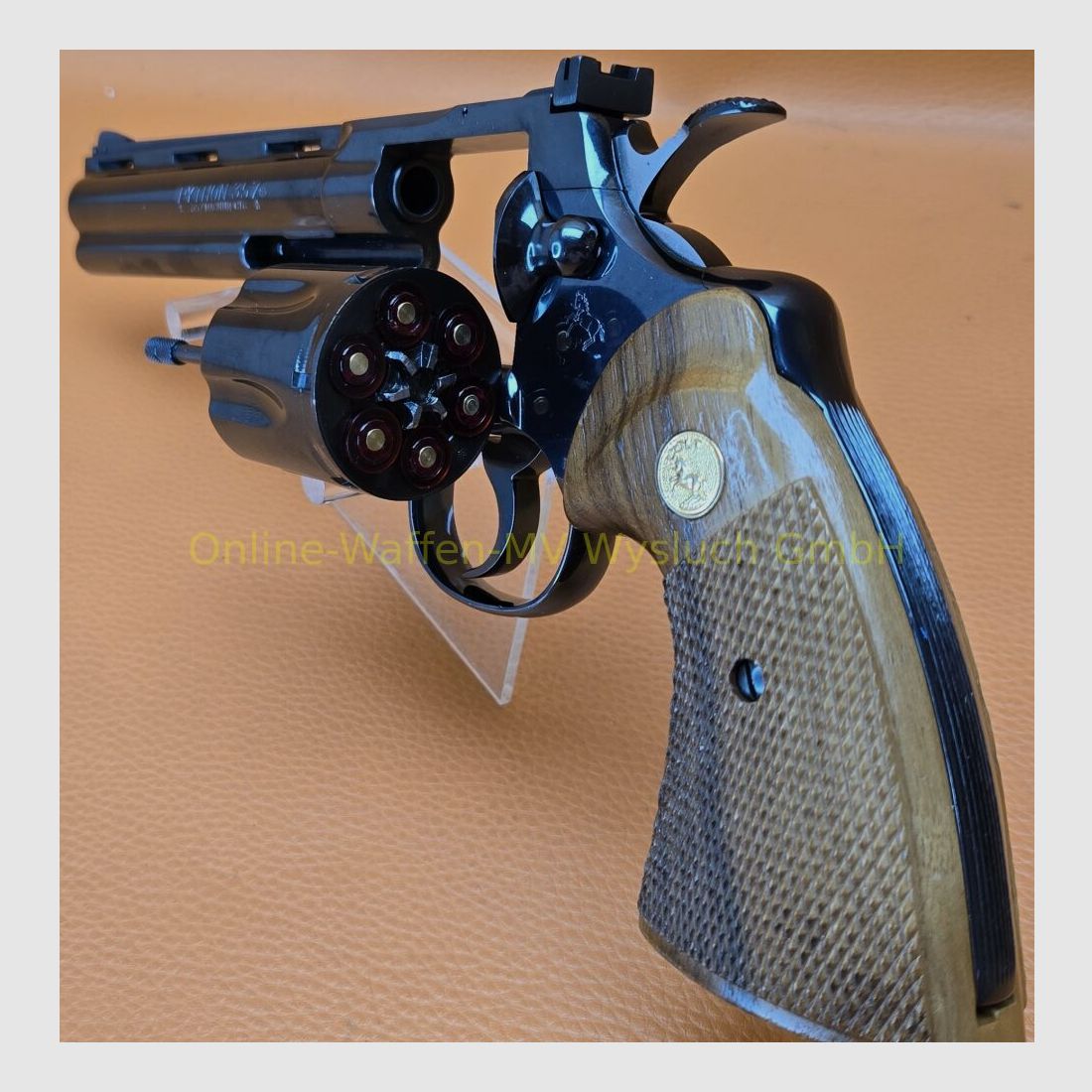 Colt Python 6″ in "Royal blue" Baujahr 1980