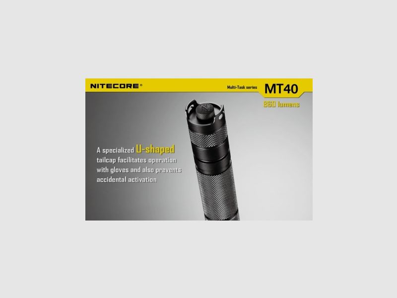 Latarka Nitecore MT40 Multi-Task 860 Lumenów, zdjęcie 16 z 21