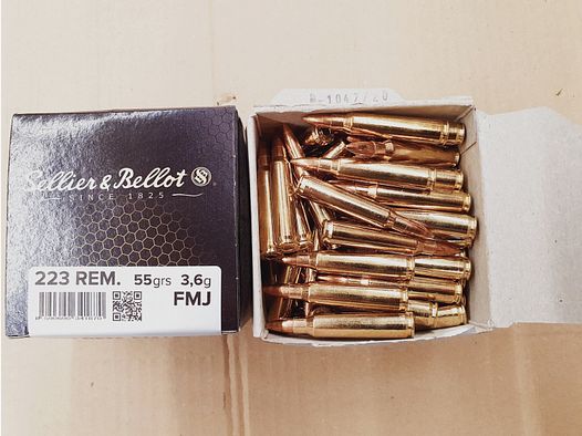 .223Rem./55grs FMJ S&B 700 Stk.