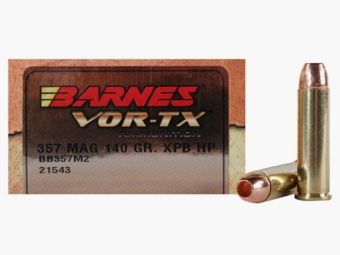 Barnes VOR-TX .357 Mag. 140GR XPB Hollow Point 20 cartuchos