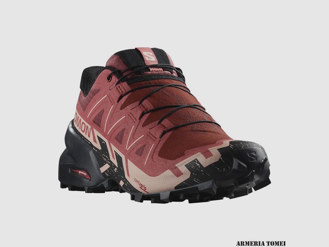 SALOMON – DONNA – SPEEDCROSS 6 W Cow Hide / Black / English Rose, imagen 2 de 8