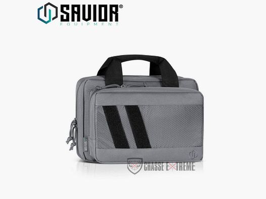 Dubbele Pistolentas SAVIOR Grijs