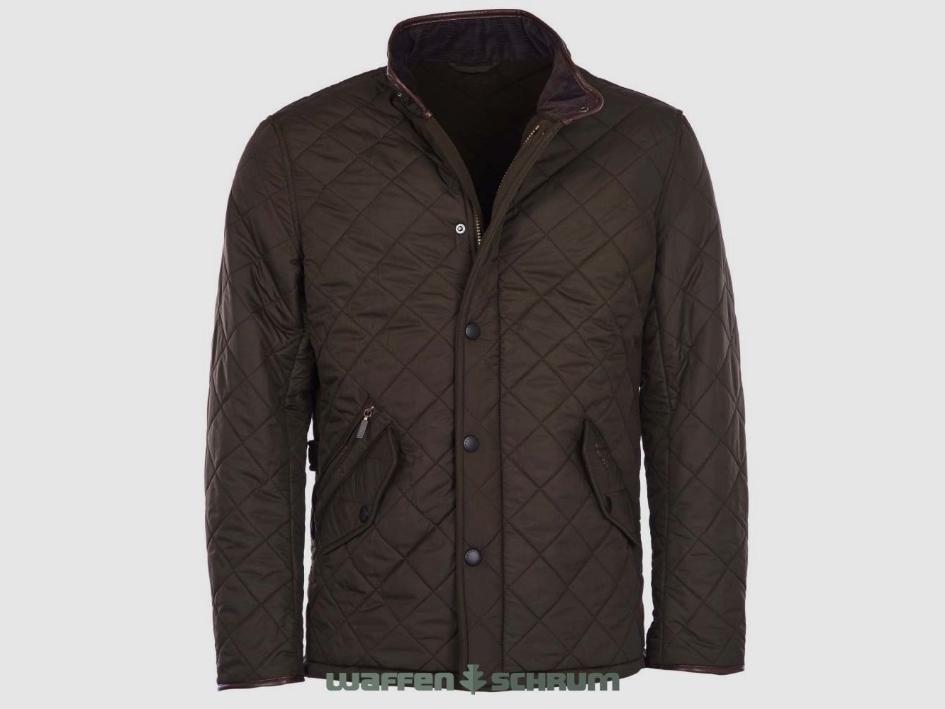Barbour Steppjacke Powell Quilt Olive