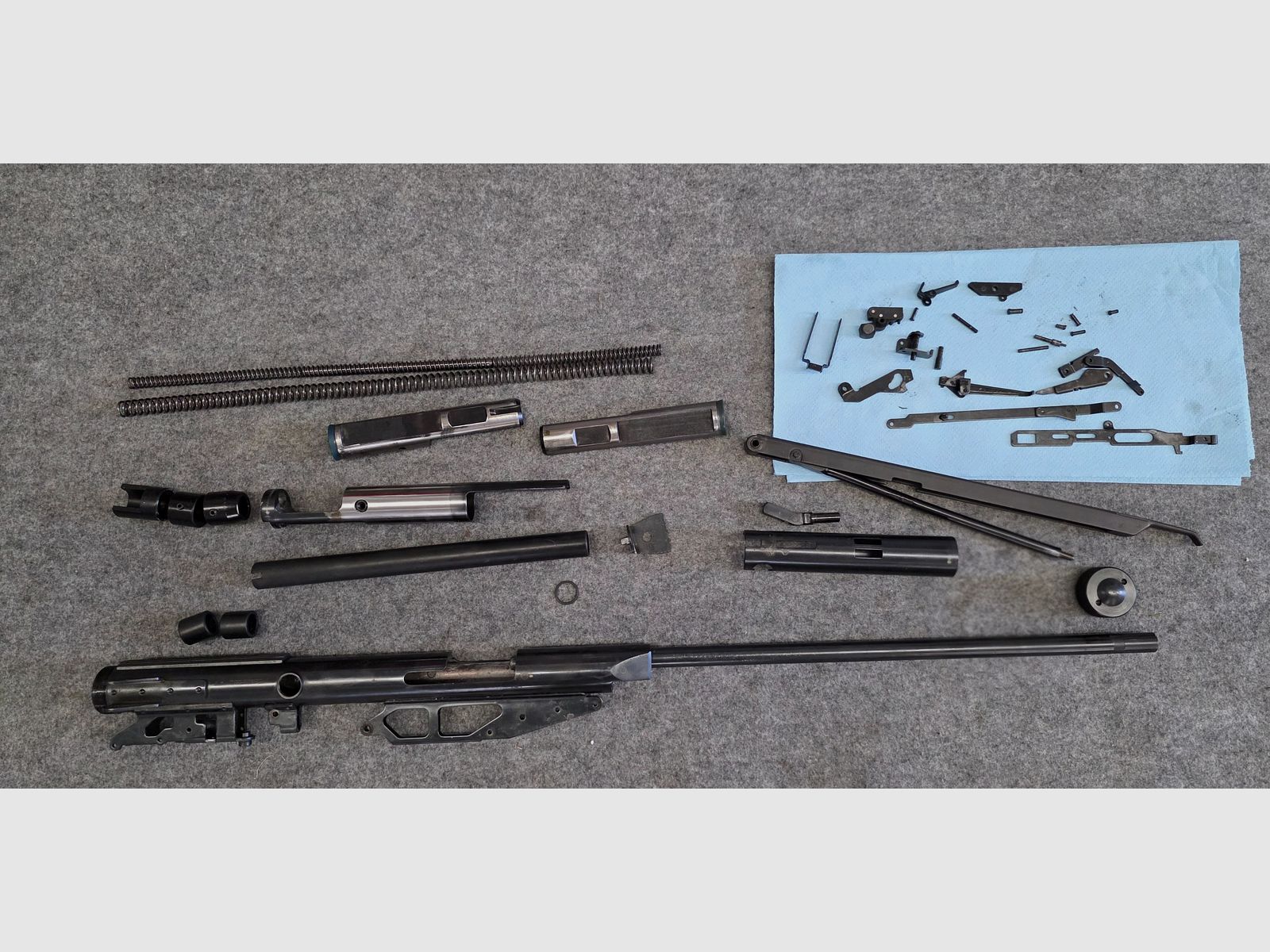 Konvolut Ersatzteile Luftgewehr Seitenspanner Diana Mod. 75 U T01 
