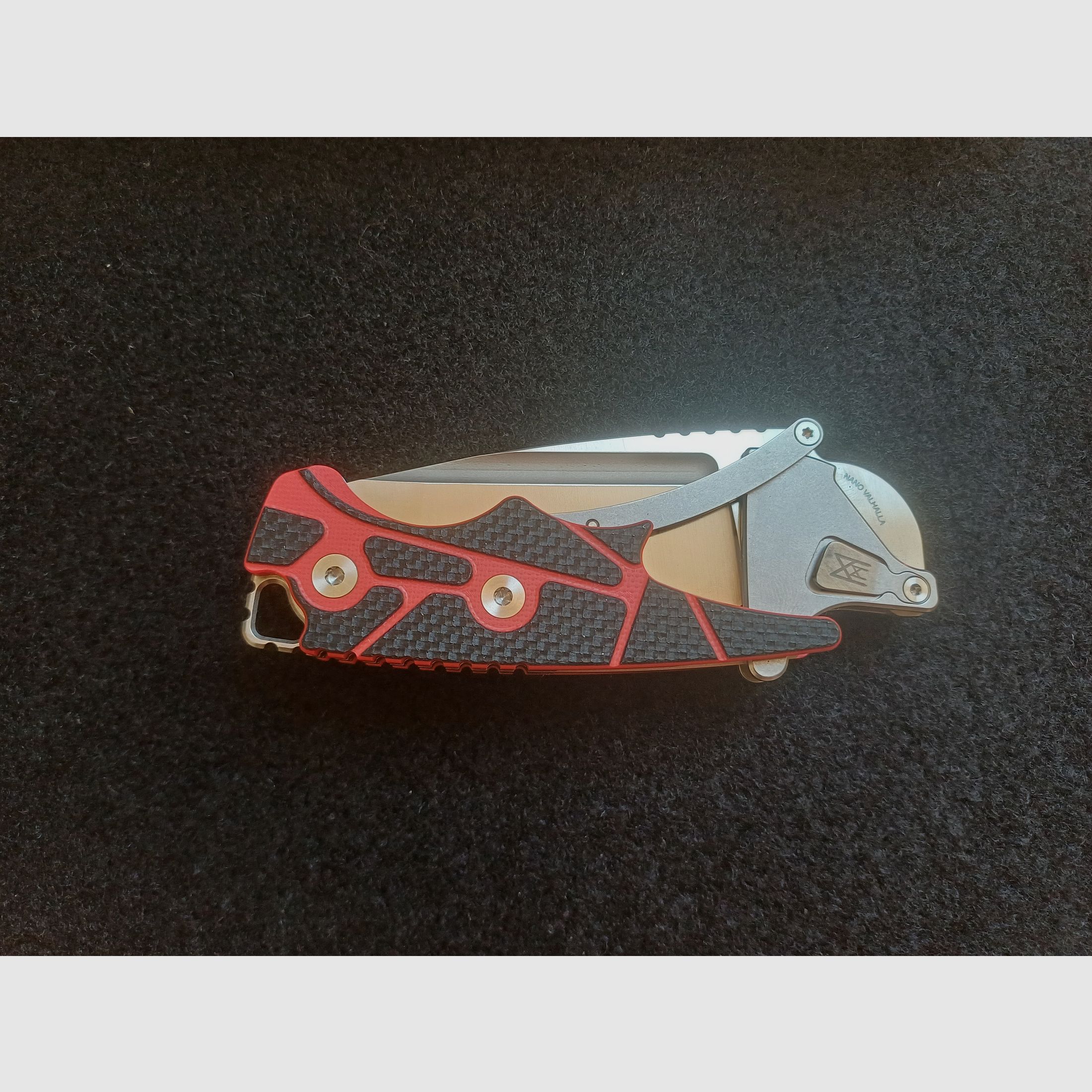 Midgards Messer Nano Valhalla rot Sammler-Messer