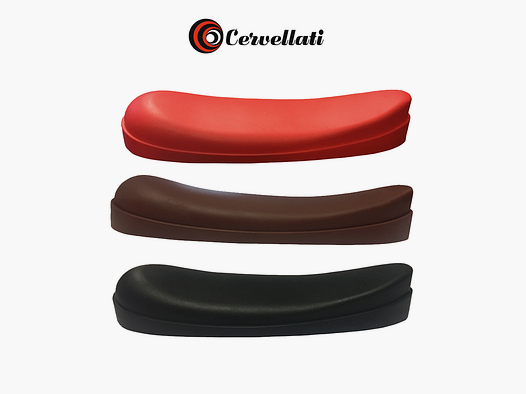 CERVELLATI Rubber Butt Pad 25 mm. Brown