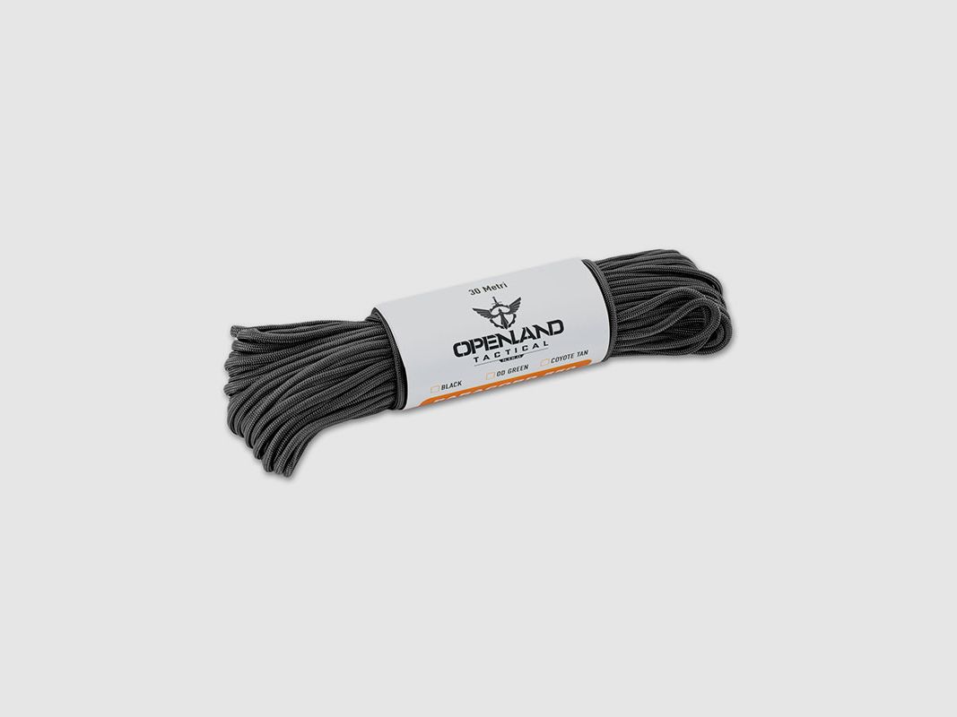 OPENLAND TACTICAL NERG – PARACORD 550 30 METRES 4MM NYLON, image 1 sur 3