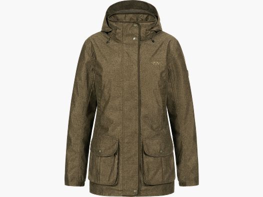 Damen Vintage Mantel Celine Dunkelbraun Mélange Dunkelbraun Mélange 34