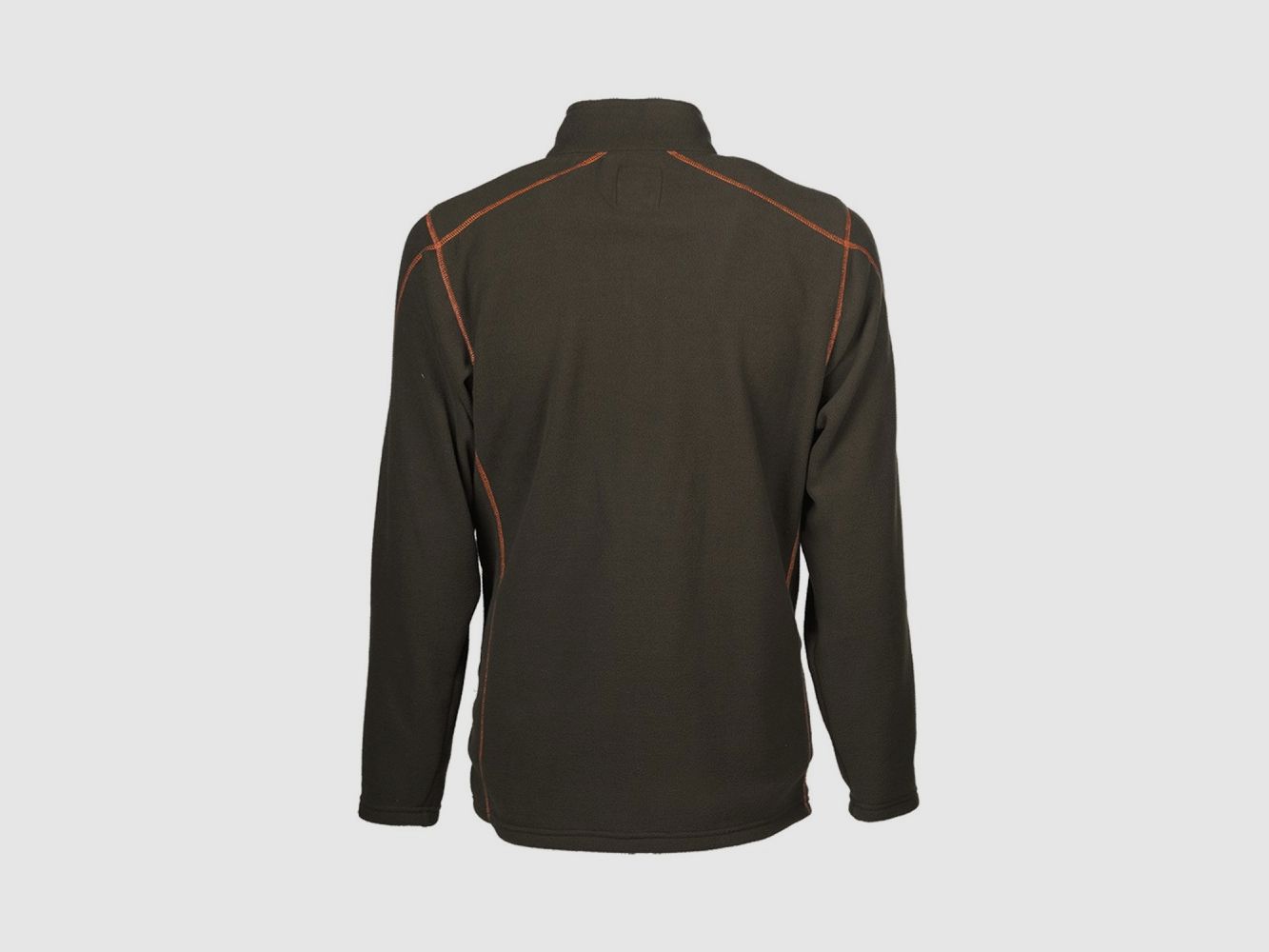 Univers Lupetto Fleece with Pocket Green/Orange, image 2 of 2