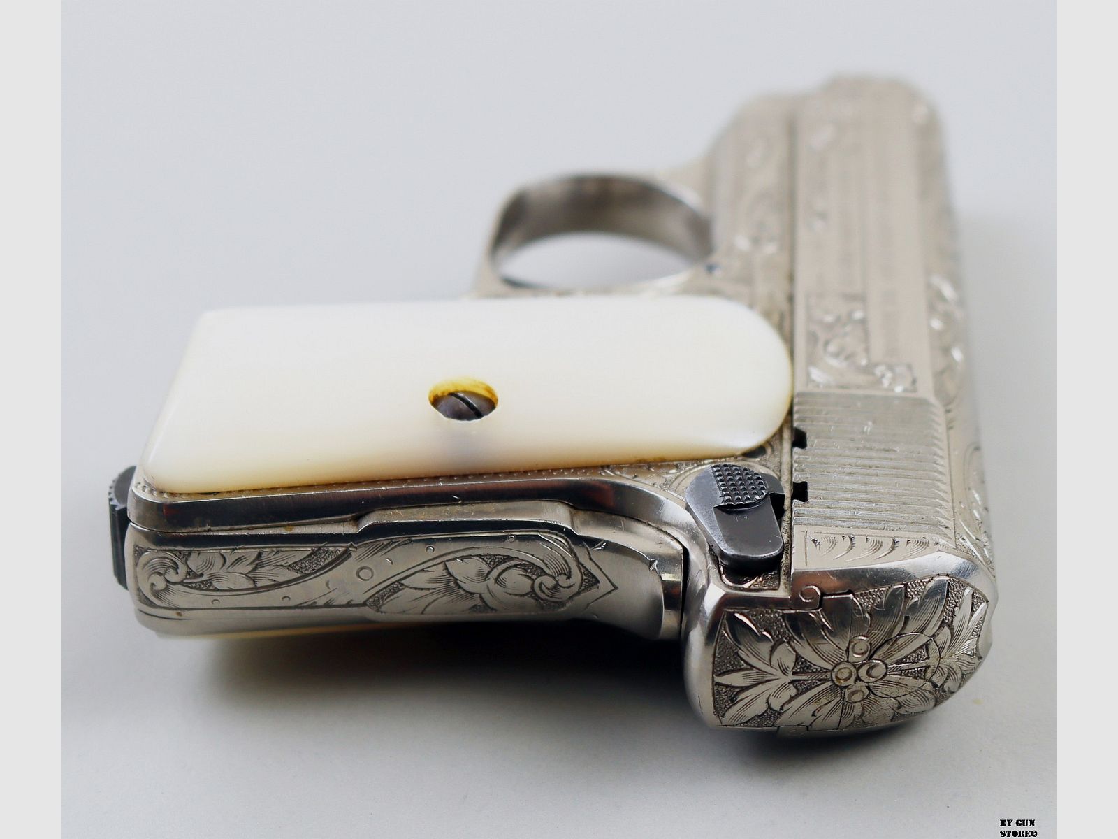 Pistole F.N. Browning mod. 1906 Luxus cal. 6,35 matr. 97741, Bild 9 von 10