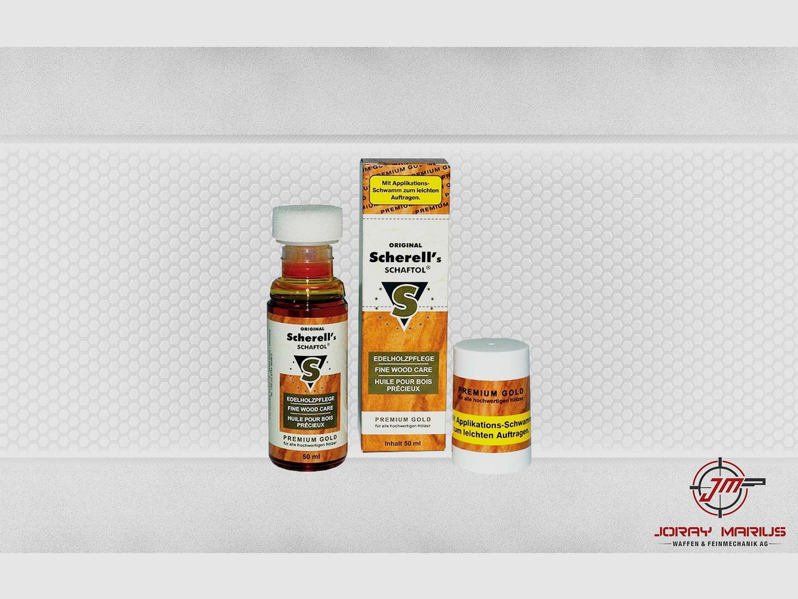 Huile pour crosse Scherell's Premium Gold 50ml
