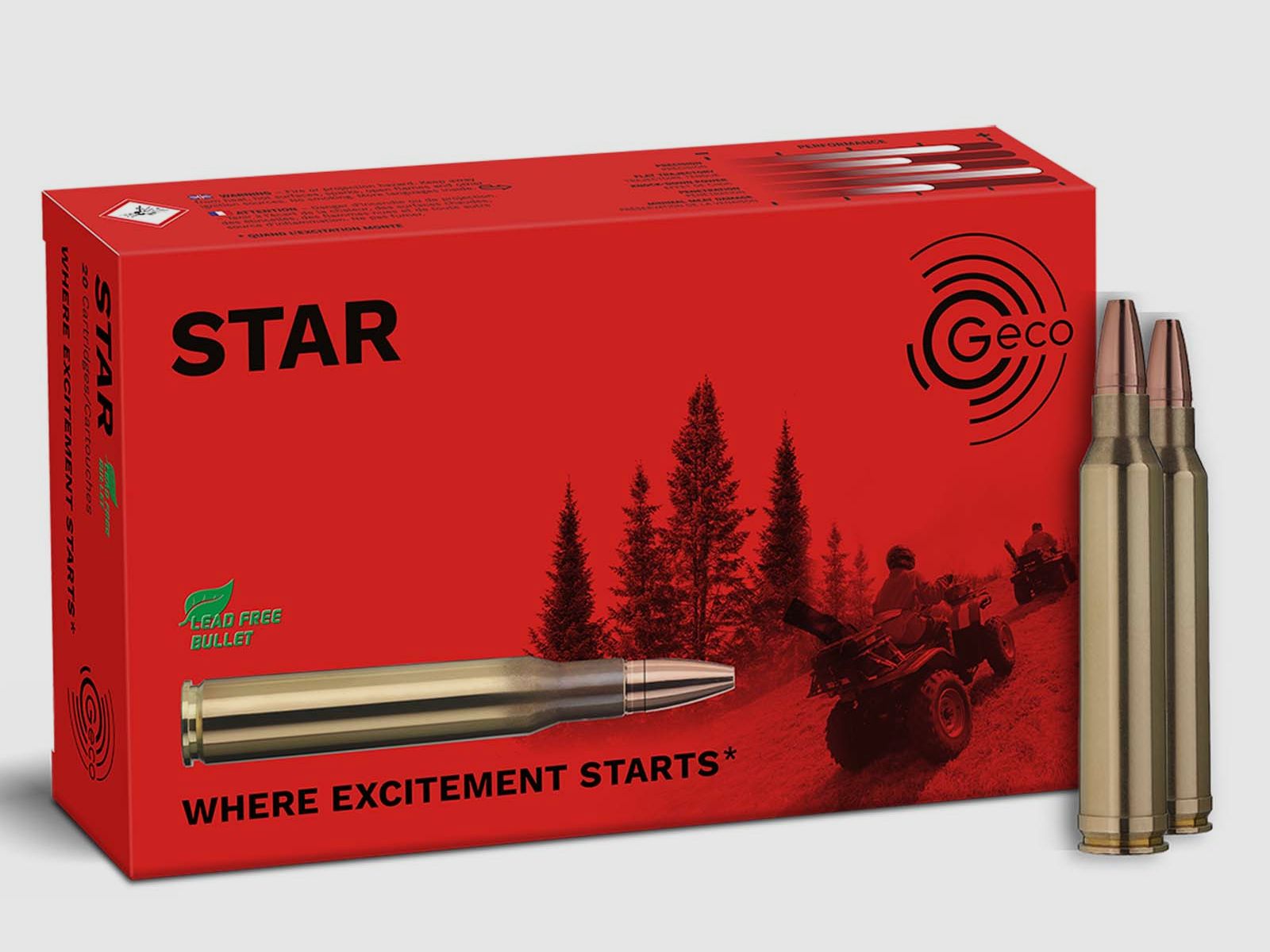 Geco Star 10,7g - 165gr .300WinMag