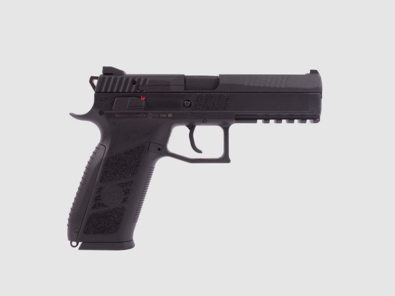 KJ Works CZ P-09 incl. Case Blk Airsoft CO2 GBB Pistola da 18