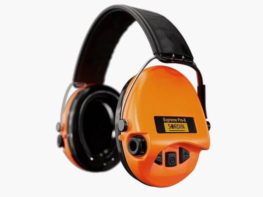 Sordin 75302-X/L-14-S Elektronischer Gehörschutz Supreme Orange Pro X Headband