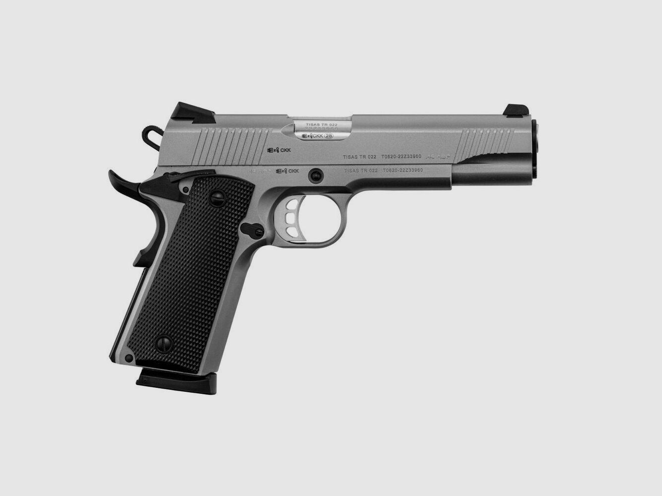 Pistolet Tisas ZIG M 1911 inox 5″ cal 45 ACP, image 2 sur 10