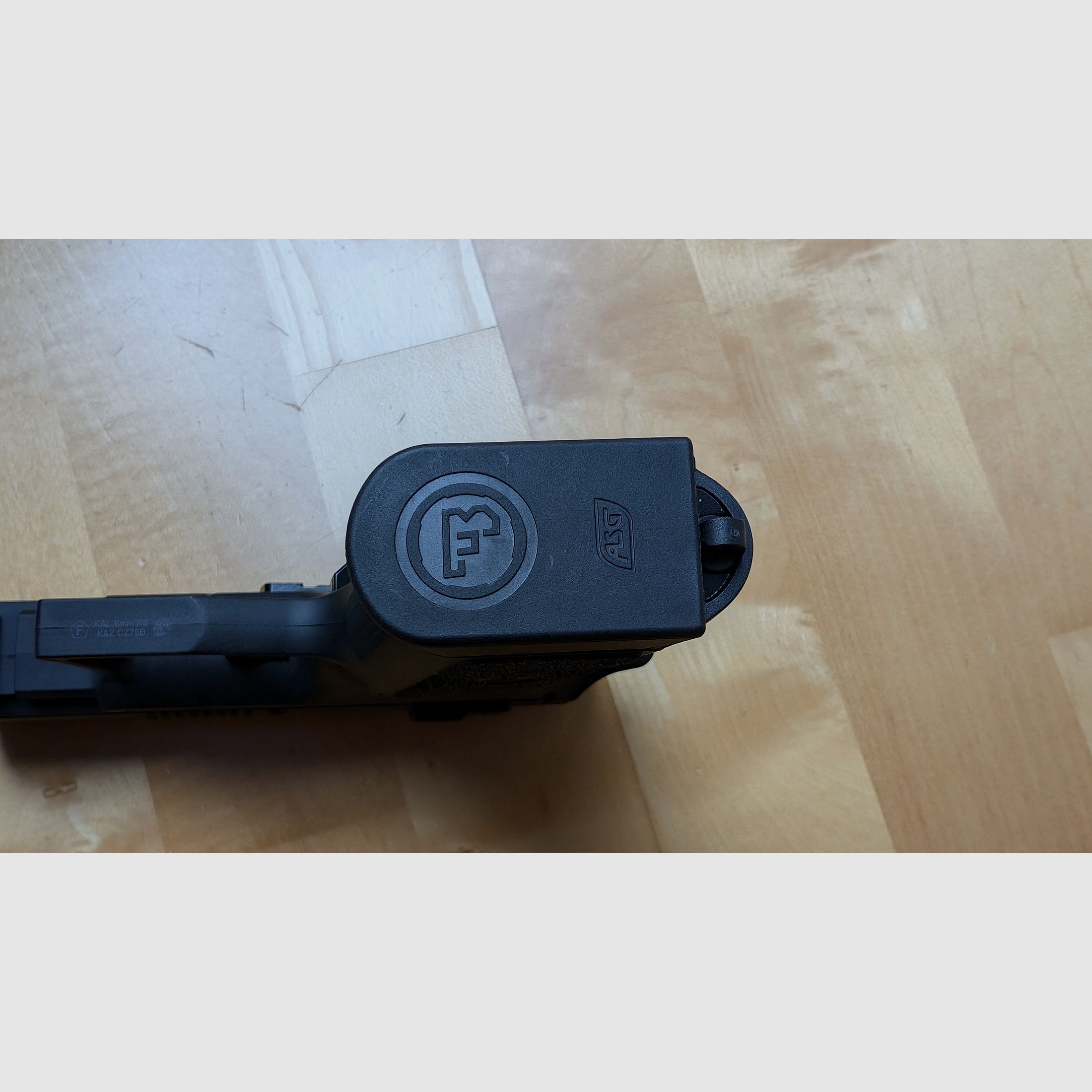 Airsoft Softair ASG CZ 75 P-07 Duty m. Metallschlitten CO2 Blowback 6mm BB 
