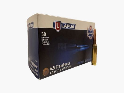 Amunicja Lapua 6,5 Creedmoor Scenar 8g/123 gr