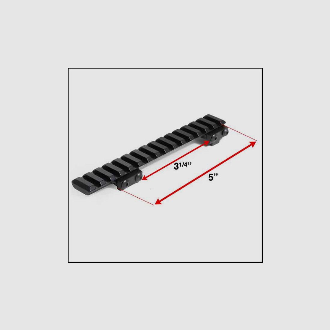 Recknagel szyna Picatinny CZ550 (19 mm), zdjęcie 3 z 3
