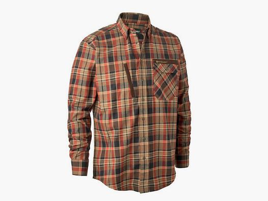 Deerhunter Hector Herren Hemd Orange checked