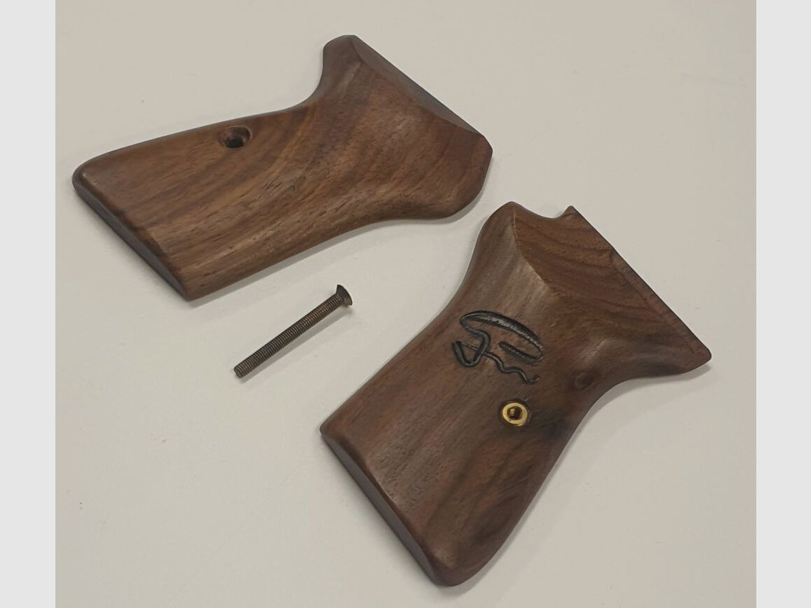 Unknown wooden grip scales for Walther PP