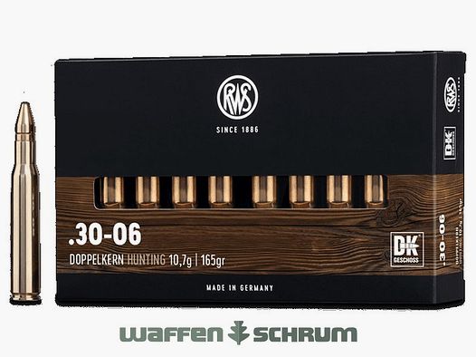 RWS .30-06Spring Doppelkern 10,7g - 165gr