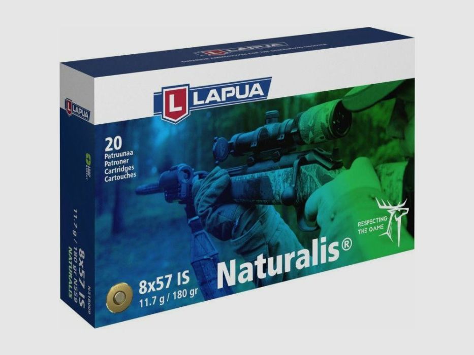 Amunicja LAPUA 8x57 JS NATURALIS 11,7g/180gr, zdjęcie 1 z 2