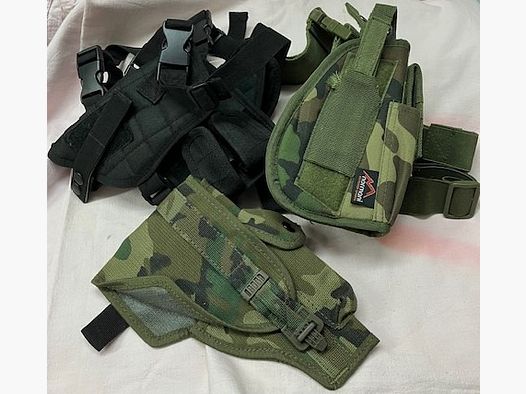 Holsterconvoluut voor pistolen of revolvers