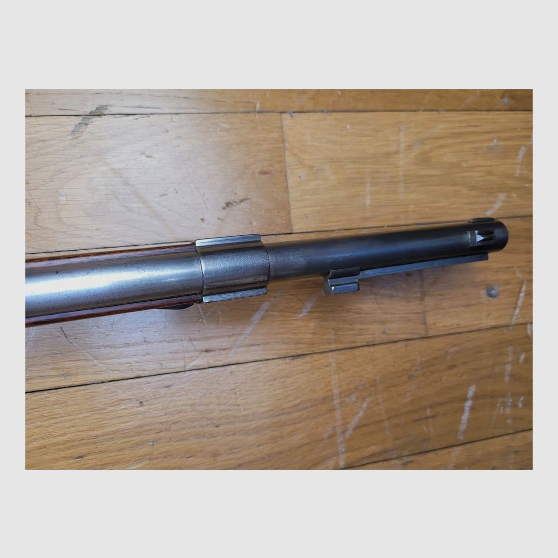 Superbo Fucile Chassepot modello 1866 – 2° Tipo – Fabbricazione febbraio 1872 – Châtellerault – Numero di serie completo tranne la bacchetta – Emblema leggibile – Magnifico canna – Condizione premium – TBE++, immagine 25 di 33