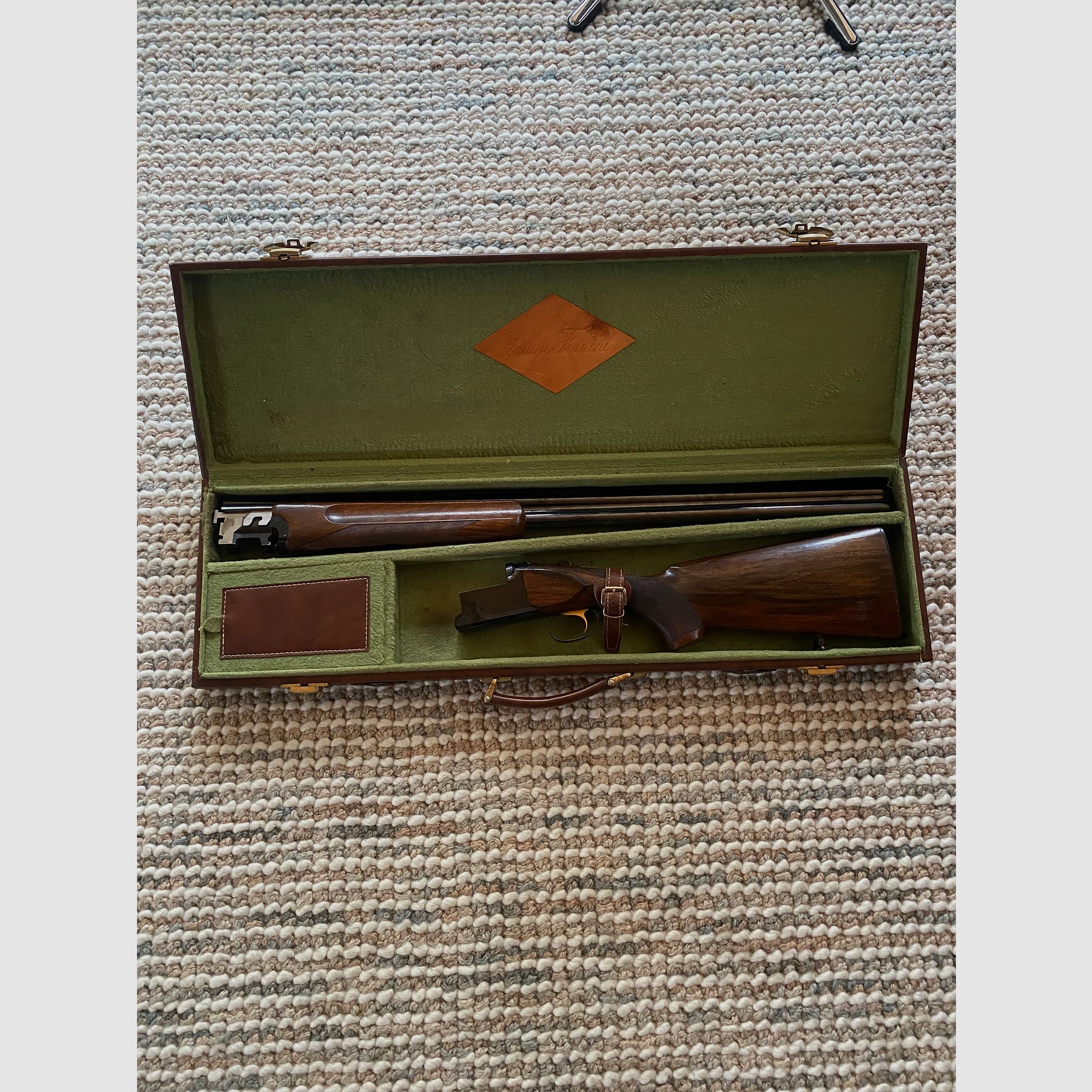 Franchi Bockdoppelflinte mit Koffer