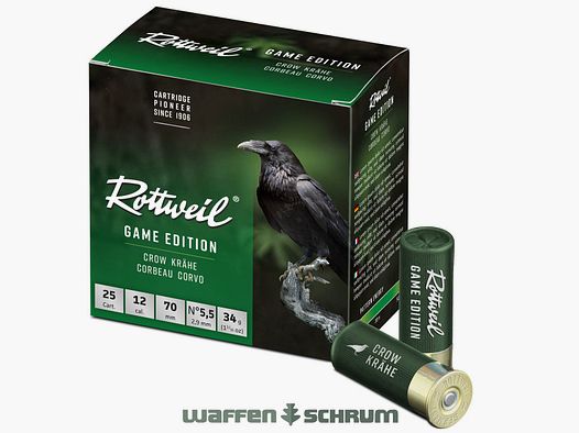 Rottweil 12/70 Game Edition Krähe 2,9mm - 34g