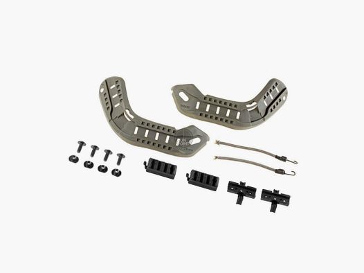 FMA MICH 2000 Rail Set-Foliage Green