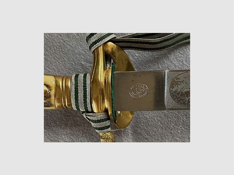 Hirschfanger III Reich aus Wk2 Carl Eickhorn Solingen 