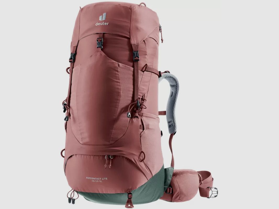 Deuter Aircontact Lite 45 + 10 SL Czerwony, zdjęcie 12 z 12