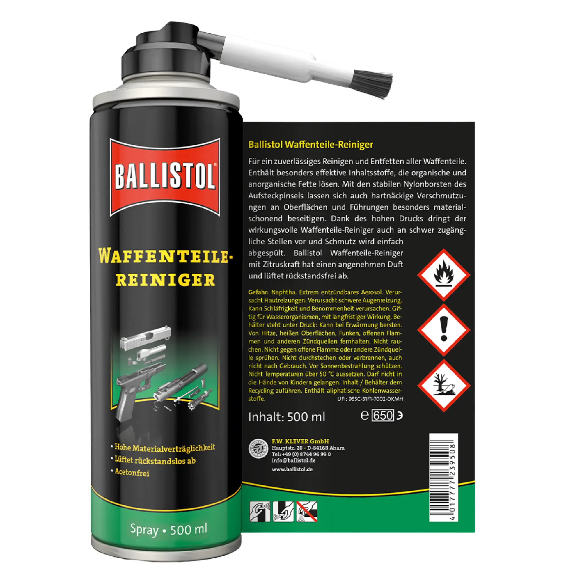 Ballistol Waffenteilereiniger (500 ml), Bild 2 von 2