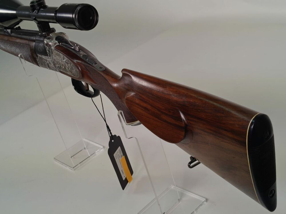 Friedrich Wilhelm Heym Mod. 22 SS Seitenschloss-Bockdoppelbüchse 7x65R mit Zeiss Diasta