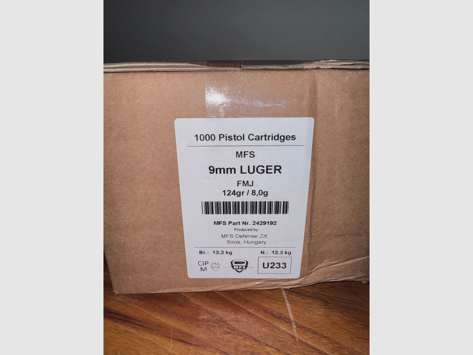 Munizioni 9 mm MFS 8 gr. FMJ & STV 7,5 gr. FMJ – in totale 3.500 colpi, immagine 2 di 4