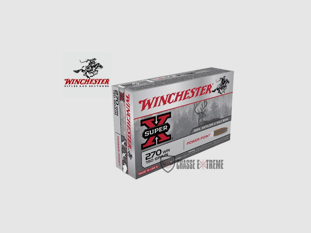 20 Patronen WINCHESTER Kal. 270 Win 150gr Power Point, Bild 1 von 2