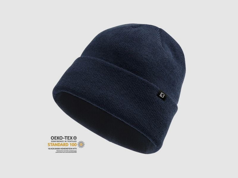Wintermütze /Watch Cap von Brandit - Dunkelblau / Navy - Feinstrick -elastisch - Unigröße