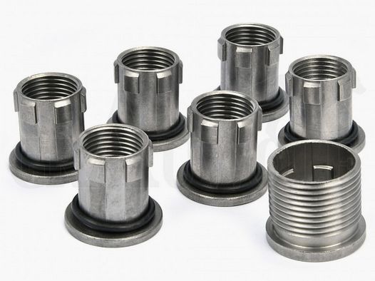 Kit de conversión Hornady Lock-N-Load para RCBS Rock Chucker con 6 casquillos y 1 adaptador