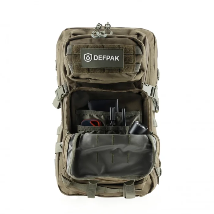 Sac à dos tactique DEFPAK Ranger 25 l olive (901-002), image 5 sur 7