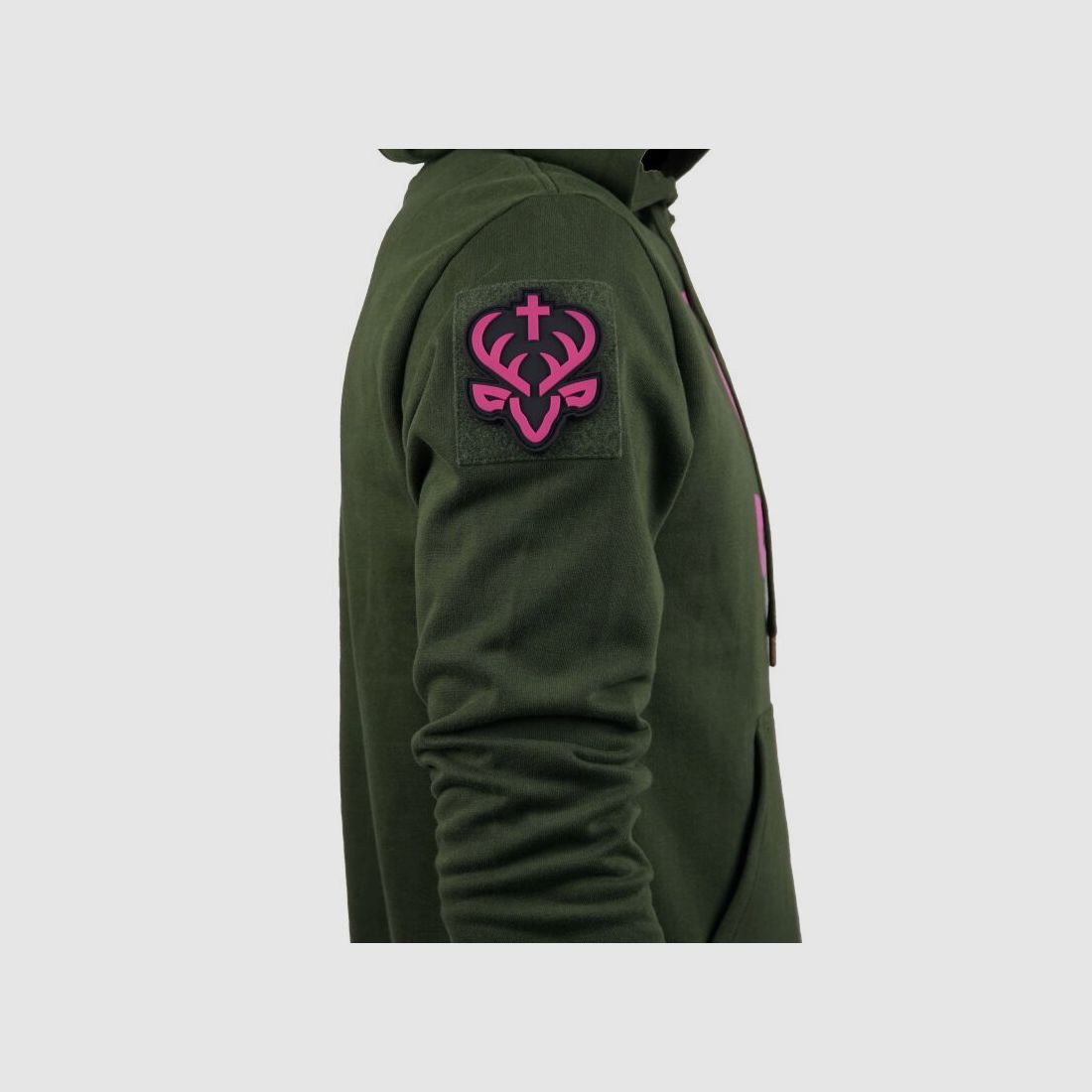 Jagdstolz Damen Hoodie Big Logo Pink
