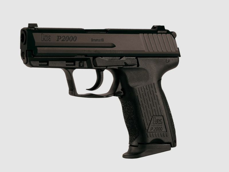 HK-Pistole P2000 V2 Kal. 9 mm Luger, brün., 32,5 Newton