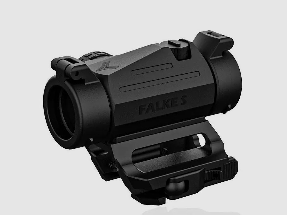 FALKE S RED DOT 2 MOA REFLEXVISIER + HIGH QD MONTAGE