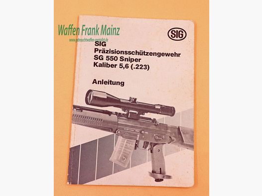 SIG / Switzerland Operating Instructions SG 550