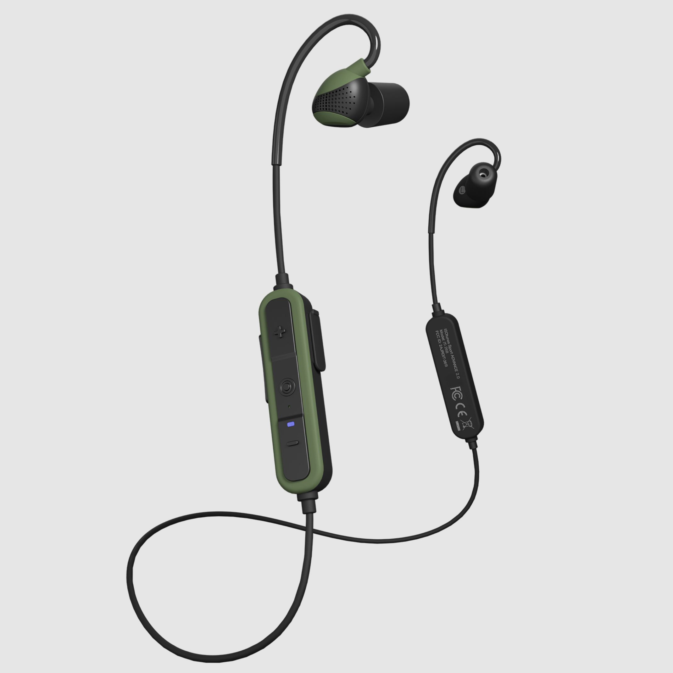 ISOTUNES Sport 37610100 Advance 2.0 ochrona słuchu w kolorze zielonym